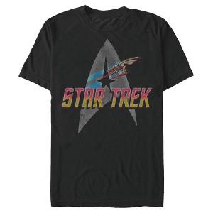 Men's Star Trek Retro Starfleet Logo T-Shirt - 1 of 4