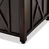 Endless Summer 30 Inch Square 30,000 BTU Liquid Propane Gas Outdoor Fire Pit Table w/ Push Button Ignition, Lava Rock, & Steel Fire Bowl, Bronze - 3 of 4