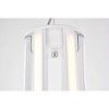 Elegant Lighting Dahlia 3 light in White Pendant - 2 of 4