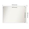 Amanti Art Incline Non-Beveled Wood Framed Bathroom Vanity Wall Mirror - 3 of 4