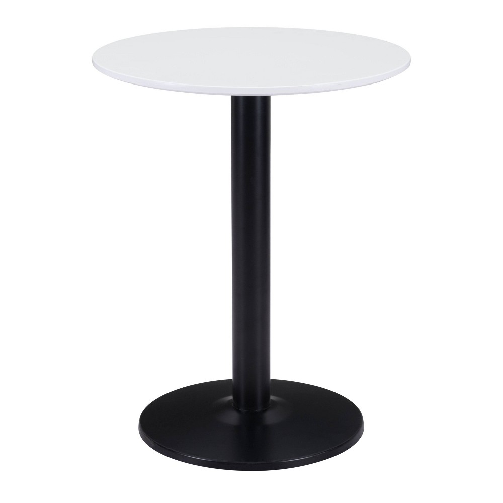 Photos - Dining Table Ashbury Bistro Table White/Black - ZM Home
