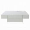 Royal Hampton Coffee Table, 43 Inch Square Plinth Top, High Gloss White Finish - 4 of 4