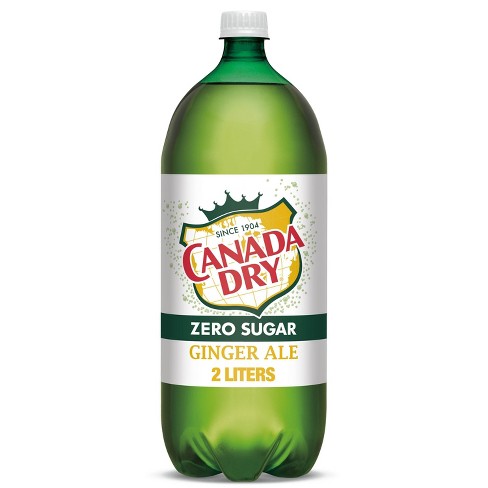 Canada Dry Zero Sugar Ginger Ale Soda - 2 L Bottle - image 1 of 4