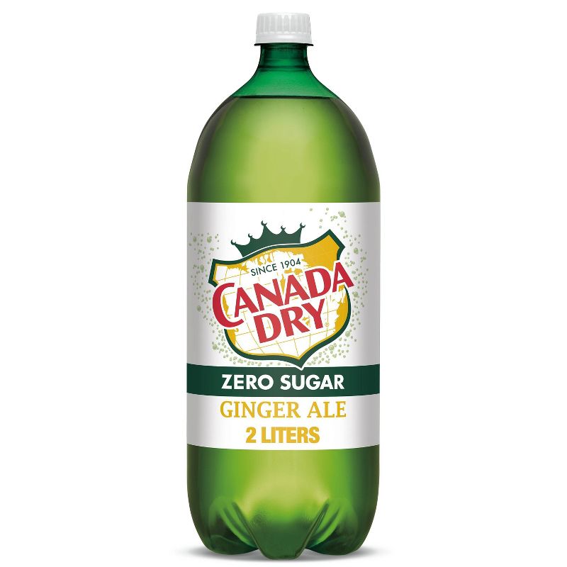 Canada Dry Zero Sugar Ginger Ale Soda - 2 L Bottle, 1 of 7