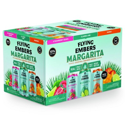 Flying Embers Sparking Margarita Variety - 6pk/12 fl oz Cans