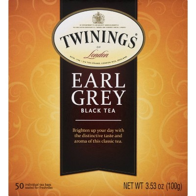 Twinings Classic Earl Grey Tea - 50ct