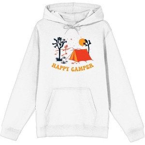 Adventure Society Happy Camper Adult Long Sleeve Hoodie - 1 of 2
