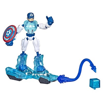 Photo 1 of 2pcks of Marvel Avengers Bend and Flex Missions Captain America Ice Mission