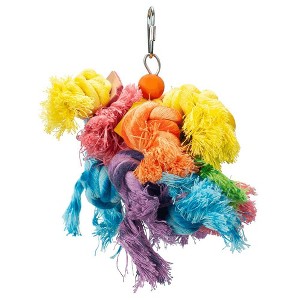A&E Cage Company Happy Beaks Small Woolly Monster Bird Interactive Toy - 1 of 1