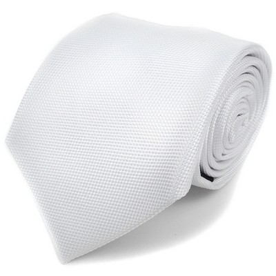 Boy's Solid Color Microfiber Poly Woven 2.5 Inch Wide And 49 Inch Long Necktie