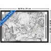 Trends International Marvel Sketch - Fantastic Four Universe Framed Wall Poster Prints - 3 of 4
