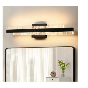 KAISITE 24inches Dimmable LED Bath Bar Black Bathroom Vanity Light - 1 of 4