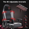 400 lbs Big & Tall Black/Grey Gaming Chair - 2 of 4