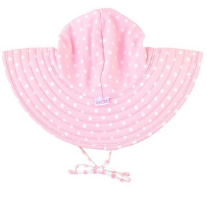 RuffleButts Girls UPF50+ Sun Protected Swim Hat - 1 of 2