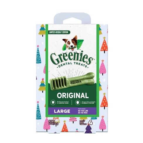 Greenies Large Holiday Gift Pack Dental And Chew Dog Treat With Chicken  Flavor - 6oz/4ct : Target