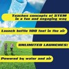 The Mega Deluxe Rocket Bottle Launcher Kit - Educational Toy - Ages 14+ - Includes Launcher, Bottle, Air Pump, Fins, Parachute & Nose Cone - STEM Toy - 3 of 4