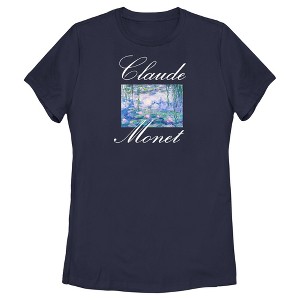 Women's Lost Gods Claude Monet Lilies T-Shirt - 1 of 4