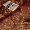 4 Pcs Luxury Style Velvet Duvet Set, Diamond Quilting Ultra Soft Bedding Set for Cold Season, Easy Care Bed Set with Matching Shams & Pillow - 4 of 4