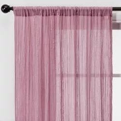 1pc Sheer Crushed Window Curtain Panel - Opalhouse™