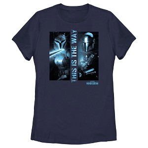 Women's Star Wars: The Mandalorian Din Djarin and Bo-Katan Kryze This is the Way T-Shirt - 1 of 4