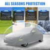 Unique Bargains Waterproof with Zipper Car Cover for Volkswagen New Beetle 98-19 Silver Tone - 2 of 4