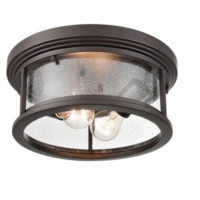 Millennium Lighting Bresley 2 - Light Flush Mount in  Powder Coat Bronze