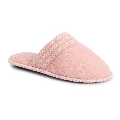 Muk Luks Women's Cathy Scuff Slipper, Rose Gold, M (7-8) : Target