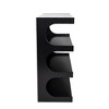 4-Tier Book Shelf Coffee Table, Multi-functional Creative Furniture Floor Bookshelf Display Stand, Minimalist Organizer Shelves,black,36in - 3 of 4