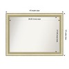 Amanti Art Textured Non-Beveled Framed Wall Mirror - image 4 of 4