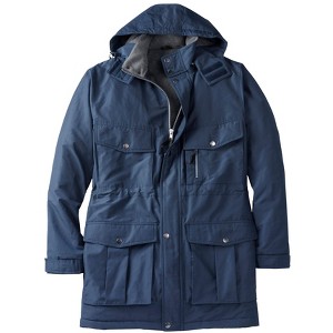 Boulder Creek by KingSize Men's Big & Tall Fleece-Lined Parka With Detachable Hood And 6 Pockets - 1 of 4
