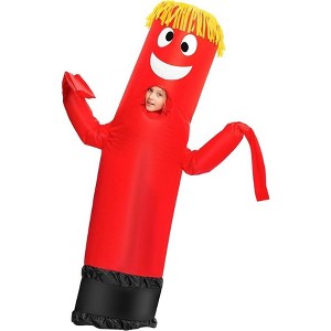Joyfy Kids' Halloween Costume Inflatable Red Tube Dancer Costume for Children Halloween Dress Up Party - 1 of 4