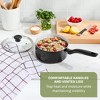 T-Fal Simply Cook Ceramic Nonstick Sauce Pan with Lid Black - 3 of 4