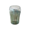 HomeRoots Set of Two Light Green Glass Modern Abstract Faces Table Vases - 4 of 4