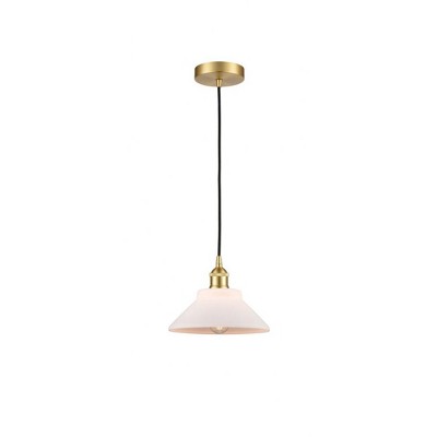 Orwell - 1 Light Cord Hung Mini Pendant In Industrial Style-7.75 Inches Tall and 8.38 Inches Wide