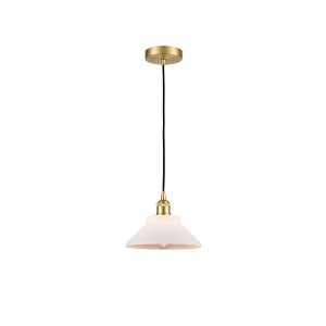 Orwell - 1 Light Cord Hung Mini Pendant In Industrial Style-7.75 Inches Tall and 8.38 Inches Wide - 1 of 1