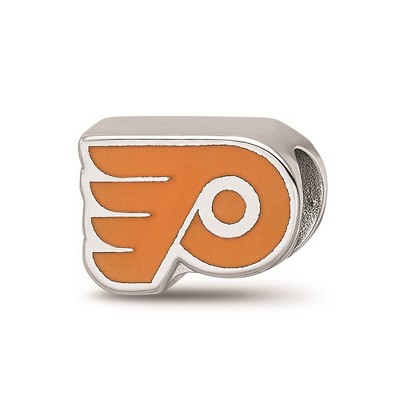 Black Bow Jewelry Sterling Silver Philadelphia Flyers NHL Bead Charm