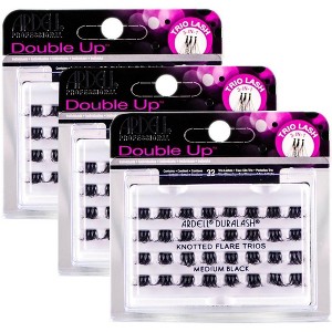 Ardell Professional Double Up 3-in-1 Trio - Med Black #66494 - (Pack of 3) - 1 of 3