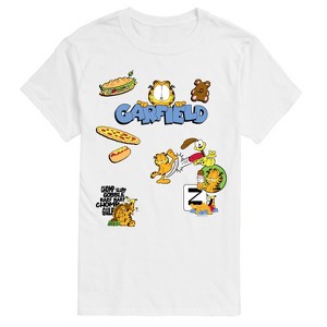 Men's - Garfield - Collage Short Sleeve Graphic T-Shirt - 1 of 3