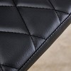 GlasFlength Accent Chairs Contemporary Minimalist Design Ergonomic Cushioned Seating Six Chairs For Living Spaces, Black, 15"*15"*38.6" - 3 of 4