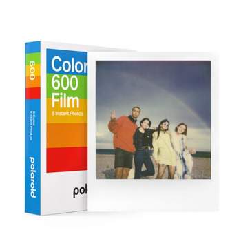 Polaroid Color Film for 600- White Frame