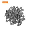 Unique Bargains Fabric Sewing DIY Gift Packaging Accessories Satin Mini Ribbon Bows 50 Pcs - 4 of 4