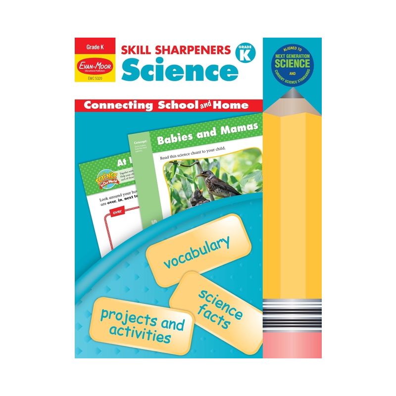 Skill Sharpeners: Science, Kindergarten Workbook - by  Evan-Moor Educational Publishers (Paperback), 1 of 2