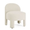 CAVINAS Loop Yarn Accent Chair with Mid-Height Curved Back,Modern Upholstered Living Room Chairs,Reading Chairs for Living Room - 2 of 4