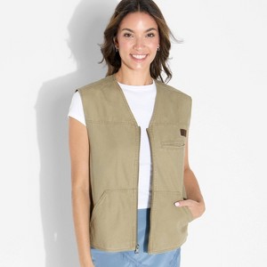 Women's Canvas Utility Vest - Wild Fable™ - 1 of 3