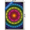 Trends International Delyth Angharad - Rainbow Mandalas Framed Wall Poster Prints - 3 of 4