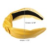 Unique Bargains Cross Knotted PU Leather Non-slip Fashion Wide Headband 1 Pc - 4 of 4