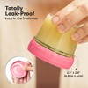 12pk Prep Baby Food Storage Containers, 4 oz Leak-Proof, BPA Free Glass Baby Food Jars for Feeding - 2 of 4