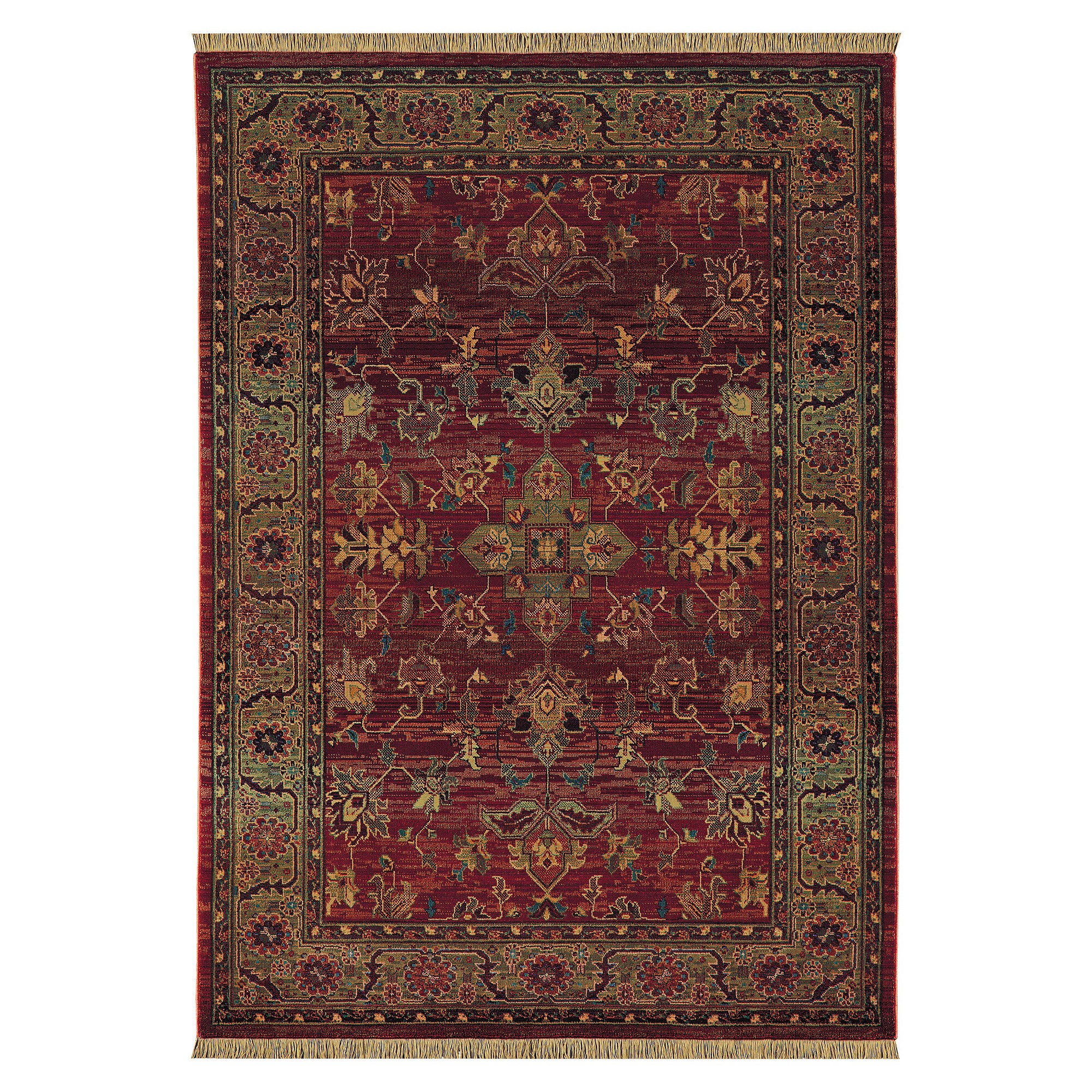 'Ansley Area Rug - Red (7'10''x11')'