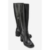 Fros - Black Leather Knee High Boot (Women) | Forever & Always Shoes - 2 of 4