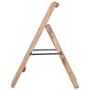 vidaXL Solid Reclaimed Wood Wine Rack - Rustic, Handmade, Holds 15 Bottles, Space-Saving Foldaway Design, Durable and Easy to Use - 3 of 4